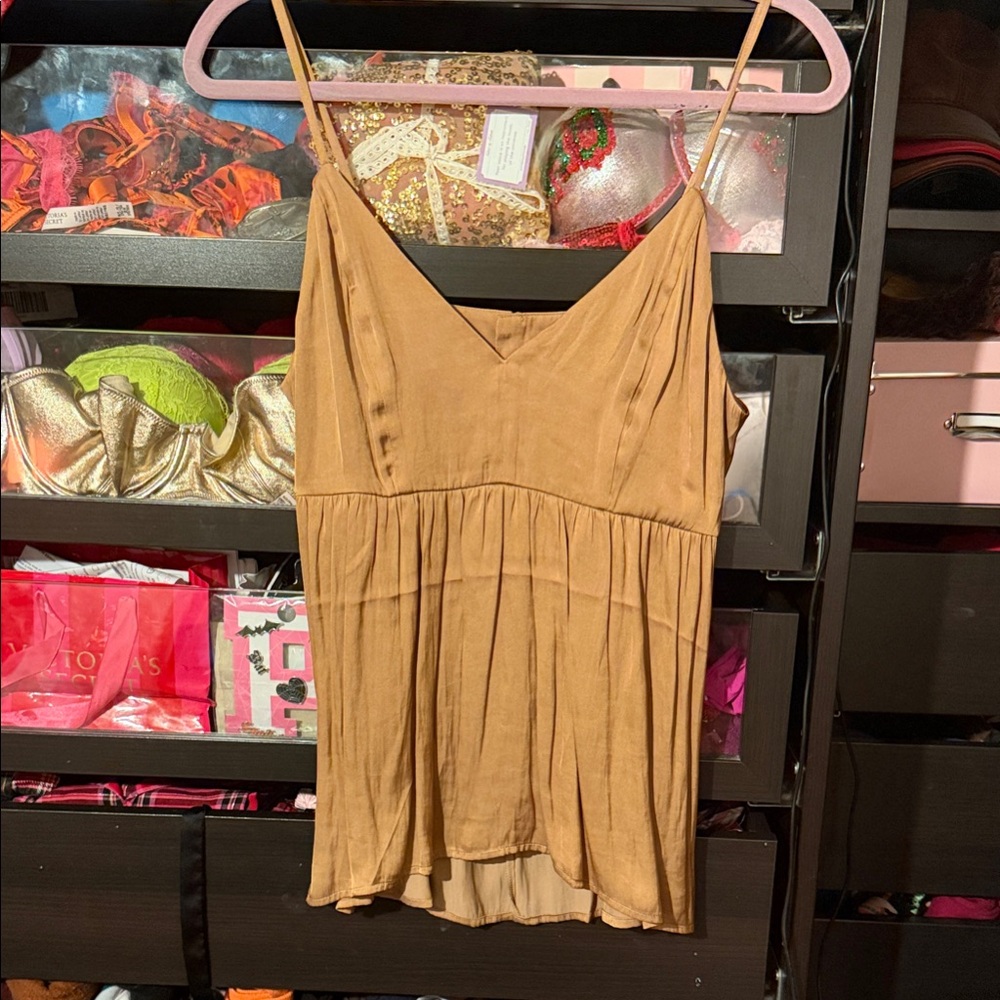 Express Tan Tank Top